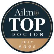 Ailm Atelier Badge july navy | Circle Aesthetics Med Spa