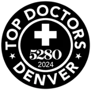 Emmett logos top doctor 5280 2024 | Circle Aesthetics Med Spa